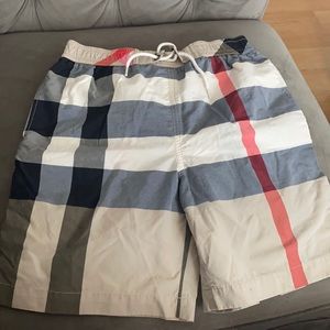 AUTHENTIC Burberry plaid boy swim